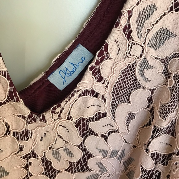 Blush mini dress with high neck - Picture 2 of 2